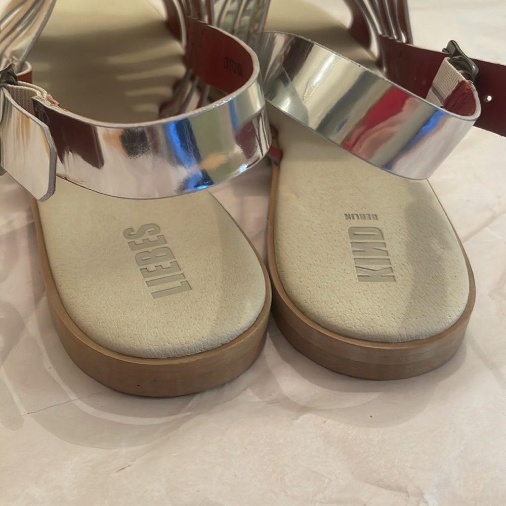 Liebeskind Sandals - Size 10 - Silver - NWOT - Picture 3 of 7